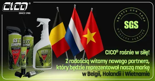 CICO® GunCare z nowym partnerem dystrybucyjnym w Belgii, Holandii i Wietnamie
