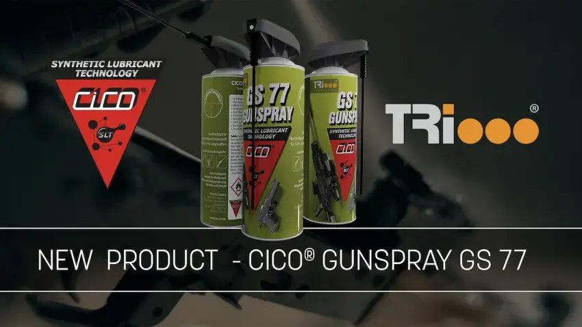 CICO® GUNSPRAY GS 77 - Syntetyczny, wysokowydajny smar do broni krótkiej i długiej - dostępny od października 2023