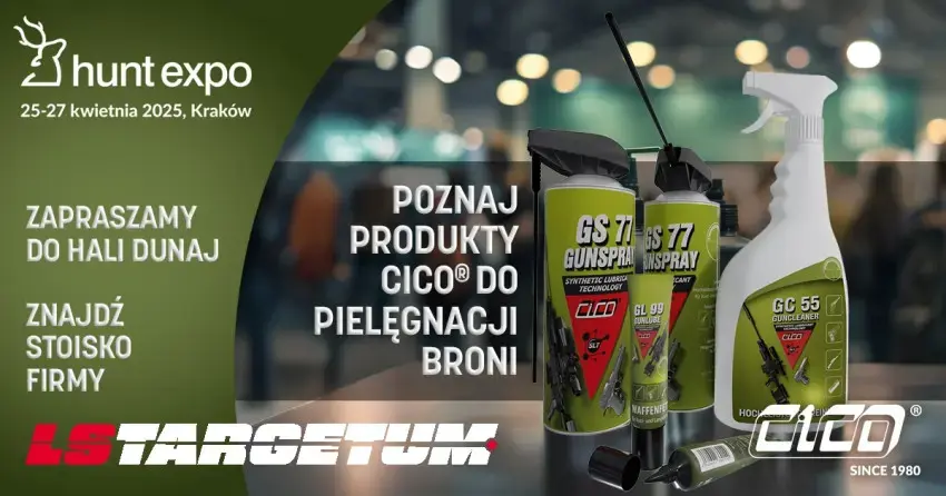 Poznaj GunCare - linię CICO® do pielęgnacji broni na Hunt Expo 2025!