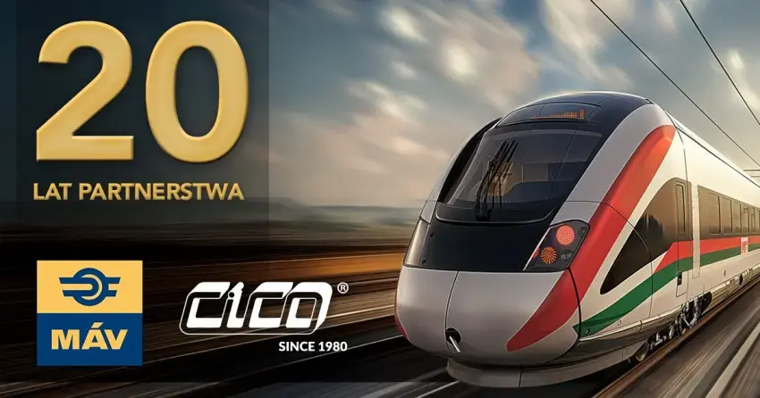 CICO® & MÁV - 20 lat partnerstwa, które napędza kolejową przyszłość Węgier