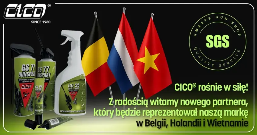 CICO® GunCare z nowym partnerem dystrybucyjnym w Belgii, Holandii i Wietnamie